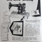Advert Singer Zig Zag Retro