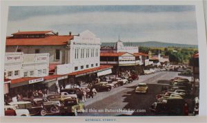 Kendall St Old Postcard Cowra NSW