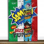 Samboy Vintage Pizza Punch DragonBallZ Chips
