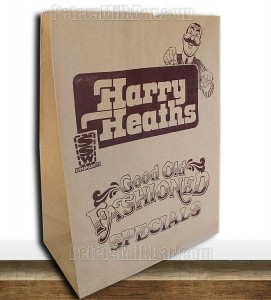 Harry Heaths SSW Supermarket Vintage Grocery Brown Bag