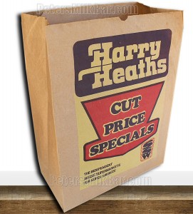 Harry Heaths SSW Supermarket Vintage Grocery Brown Bag
