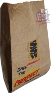 SSW Supermarket Brown Paper Bag