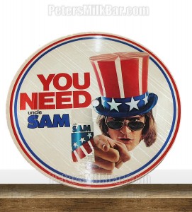 Uncle Sam Deodorant Plastic 45 RPM Record