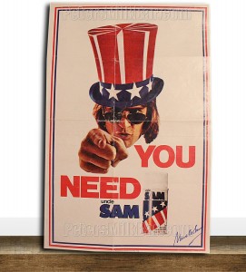 Uncle Sam Deodorant Vintage Poster