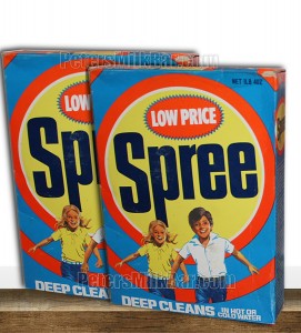 Vintage Spree Laundry Detergent Packet