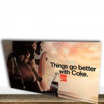 Coca Cola Advertising Poster Couple Surf Summer