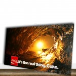 Coca Cola Advertising Poster Surf Summer