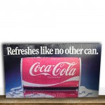 Coca Cola Advertising Poster in Cans