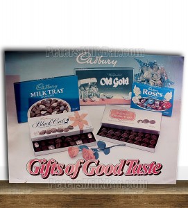 Cadbury Poster Vintage Advertisement Chocolates Boxes