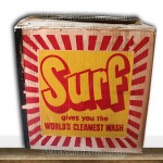 SURF Laundry Vintage Carboard Box
