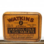 JR Watkins Laxative n Flu Tablets Vintage Medicine