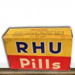 RHU Pills Vintage Medicine