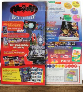 Tazo Times Official Batman Star Wars News Letter Flip Side