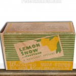 Wilsons Lemon Snow Dessert Packet Vintage Grocery Australia