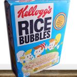 Kellogs Rice Bubblesi Vintage Cereal Packet Chocolate Crackles Recipe Back