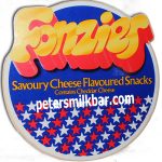 Fonzies Snack Chips Vintage Sticker Australia