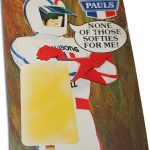 Pauls Billabong Race Car Driver Vintage Icecream Sticker