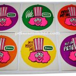 Peters Character Pete Ice Cream Vintage Stickers
