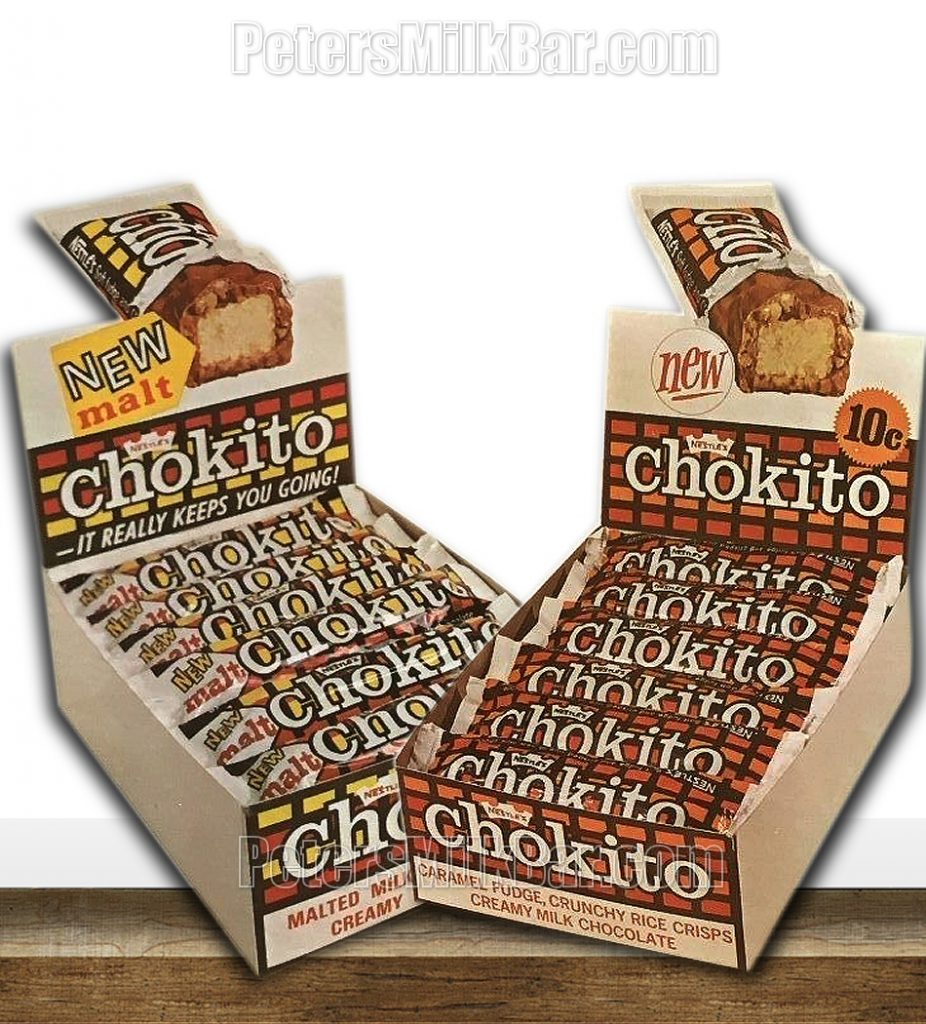 Chokito Vintage Display Packs from Traveling Salesmans Sleeve