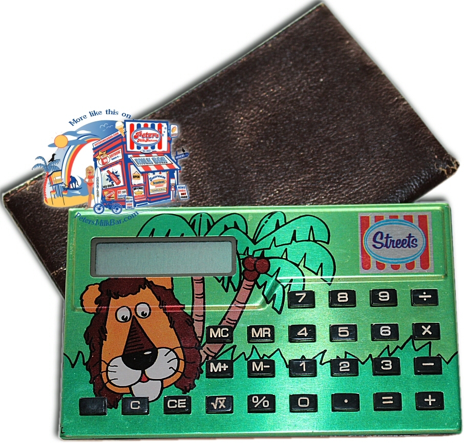 Streets Paddle Pop Lion Vintgae Calculator