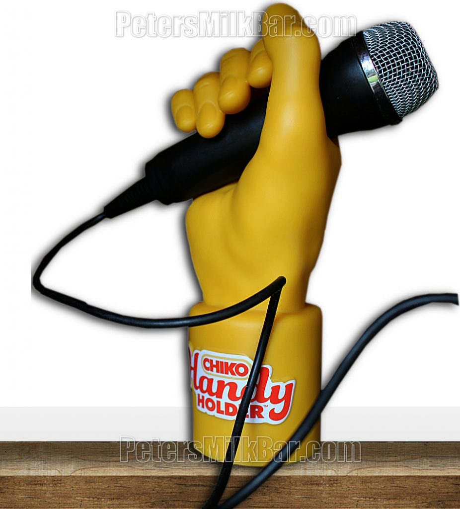 Chiko Roll Handy Holder 2018 Promotion with Microphone