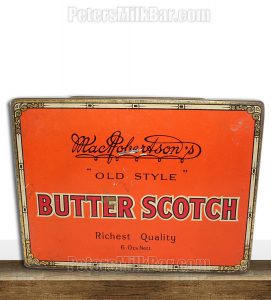 Mac Robertson Butter Scotch Vintage Lolly Confection Tins