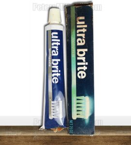 Ultra Brite Toothpaste Vintage Australian Package